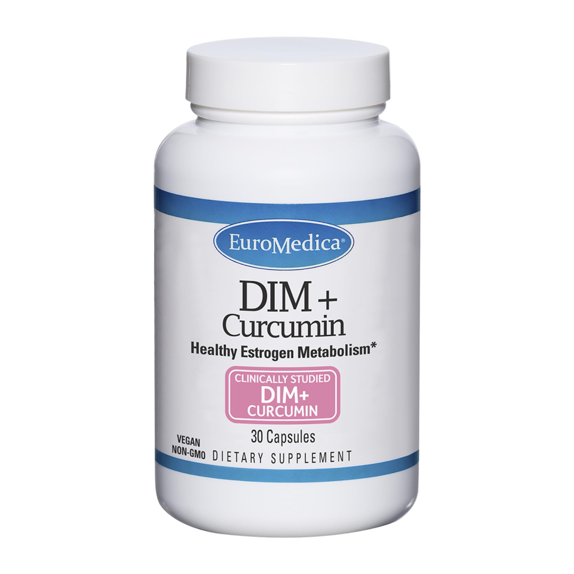 EuroMedica DIM + Curcumin - Healthy Estrogen Metabolism - 30 Count