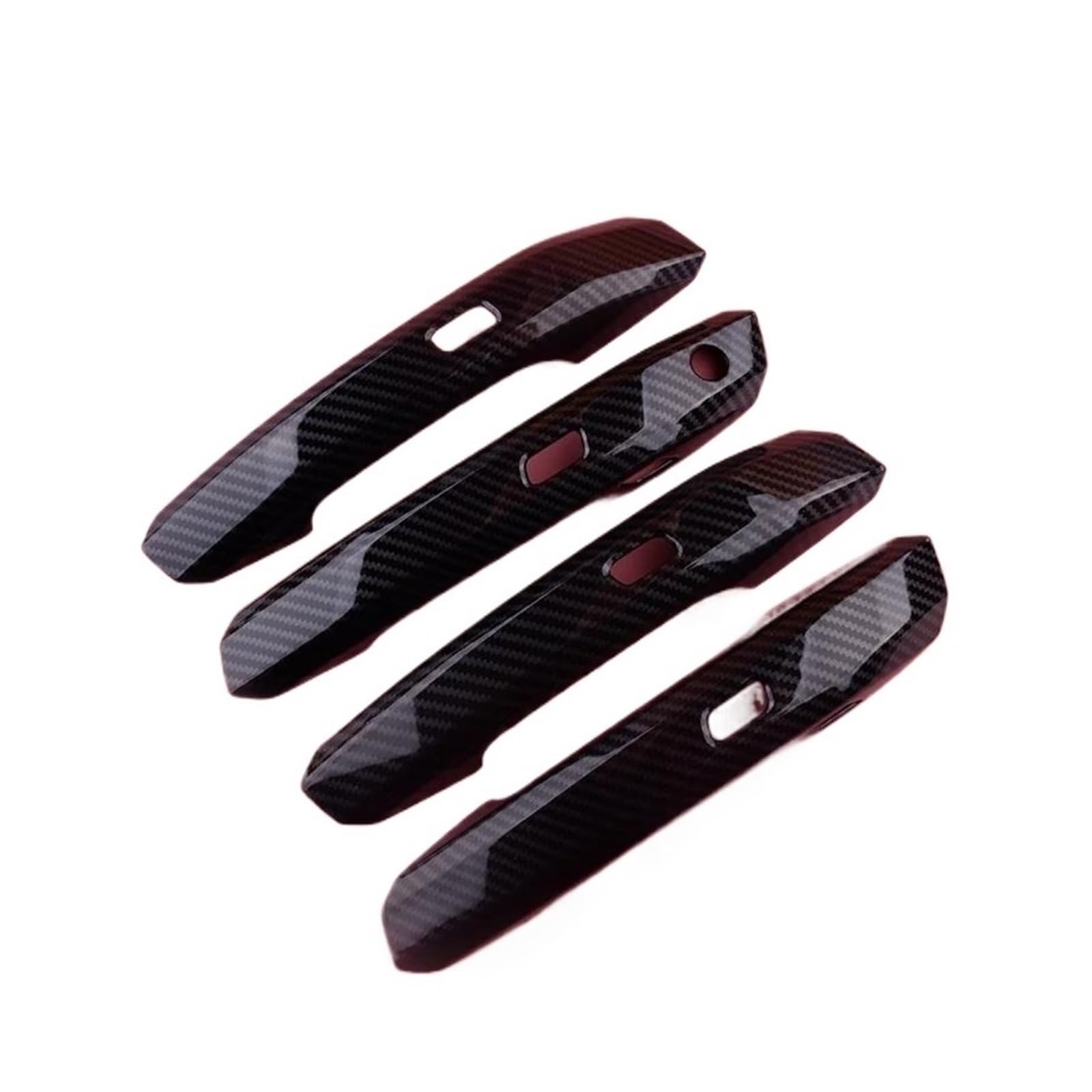 MTVTFECEWG 4pcs Car Outer Exterior Door Handle Cover Trim for A4 B9 A5 2017 2018 2019