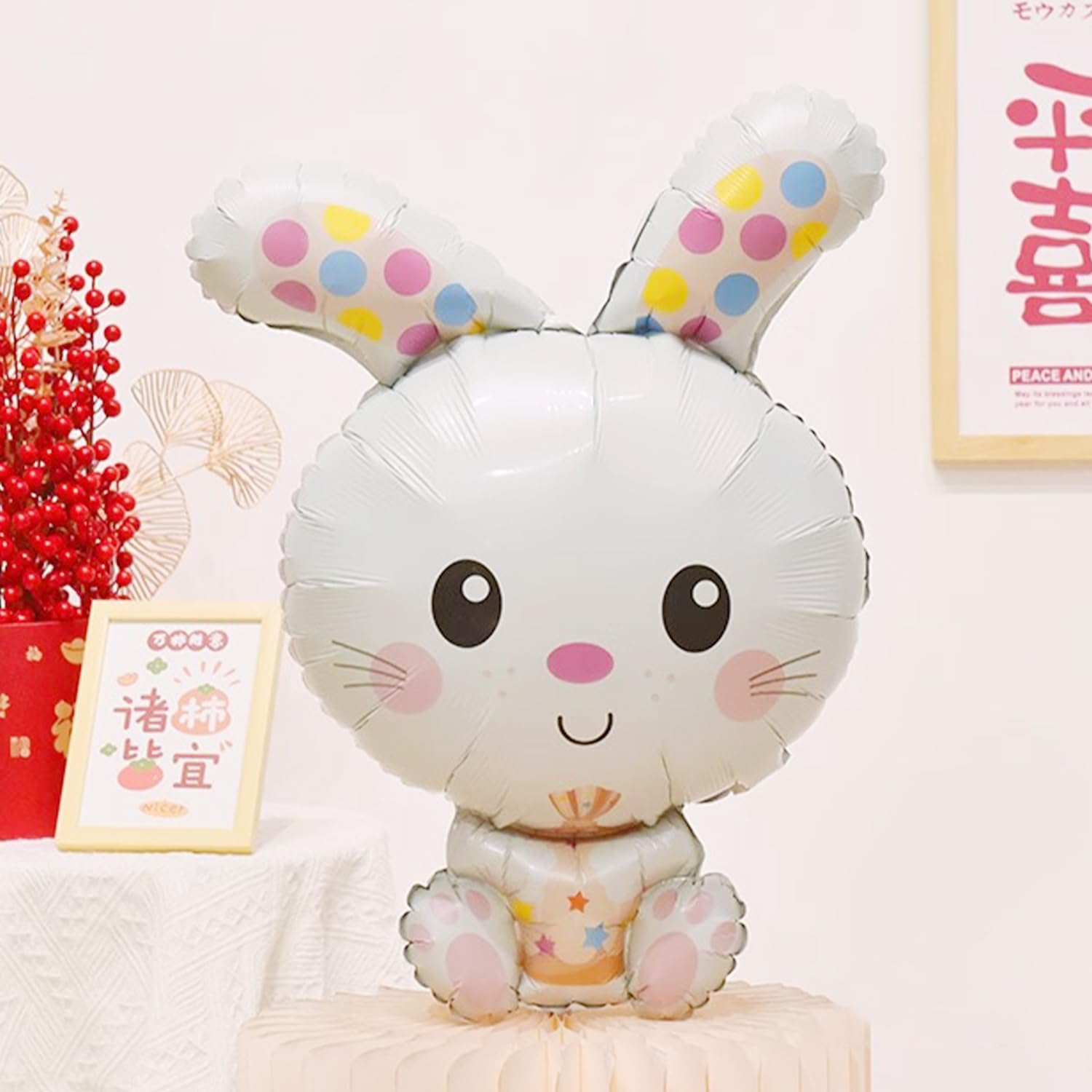 Ballons Lapin Mignons Dessins Animés Jouets Gonflables Créatifs Décorations Fête Enfants