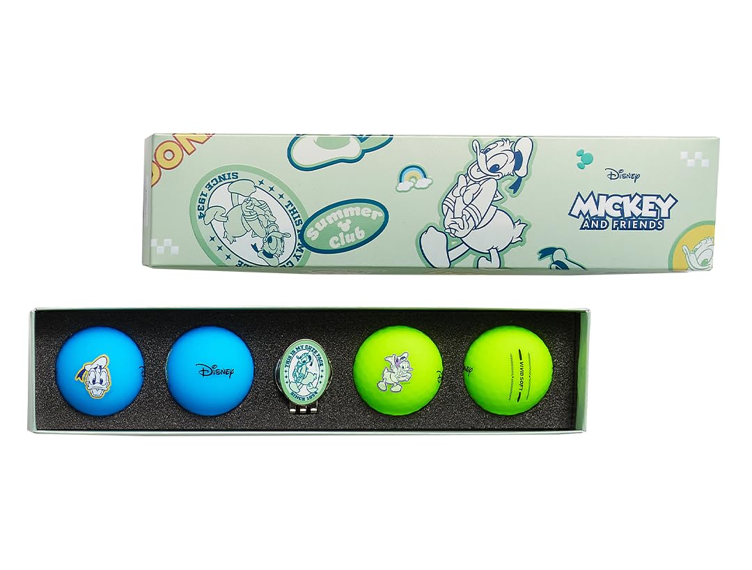 Volvik Vivid Soft Disney Golf Ball Gift Sets (4 Pack)