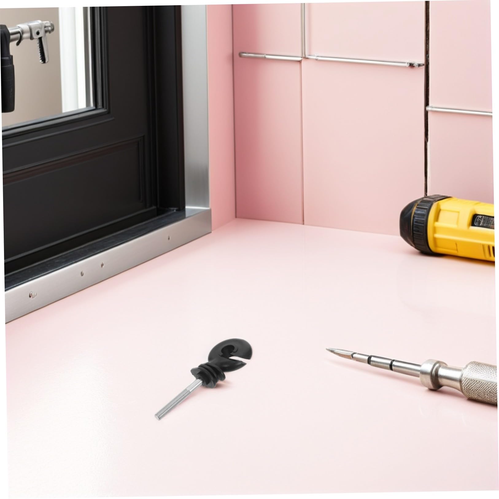 Abaodam 50 Pezzi 50 Pezzi Accessori Isolanti per Recinzioni Elettriche in Acciaio Inox, Perni Avvitabili Tubo Isolante, Chiodi Resistenti alle Intemperie per Pali da Giardino e Uso