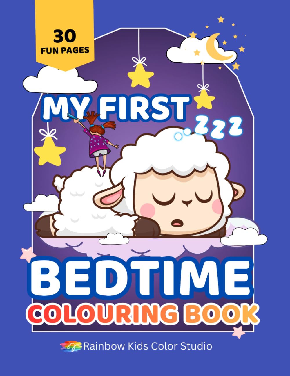 My First Bedtime Coloring Book for Toddler/Preschool