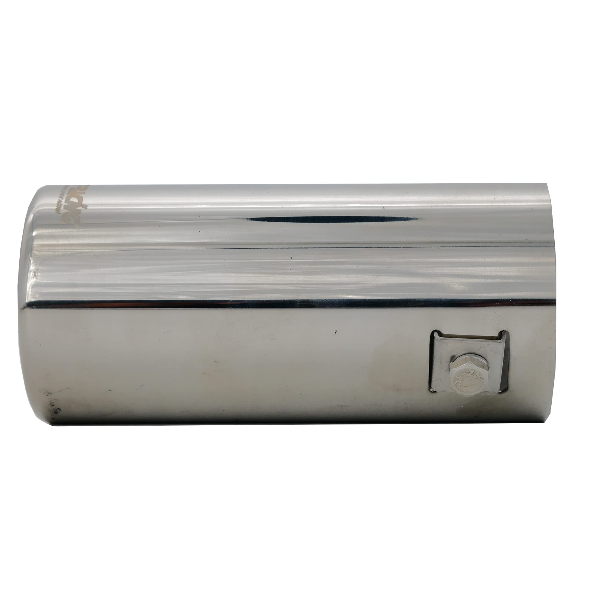 Simoni Racing Cola de Tubo de Escape Deportiva Redonda Acero Inoxidable - Ø63xL130mm - Montaje 37-61mm