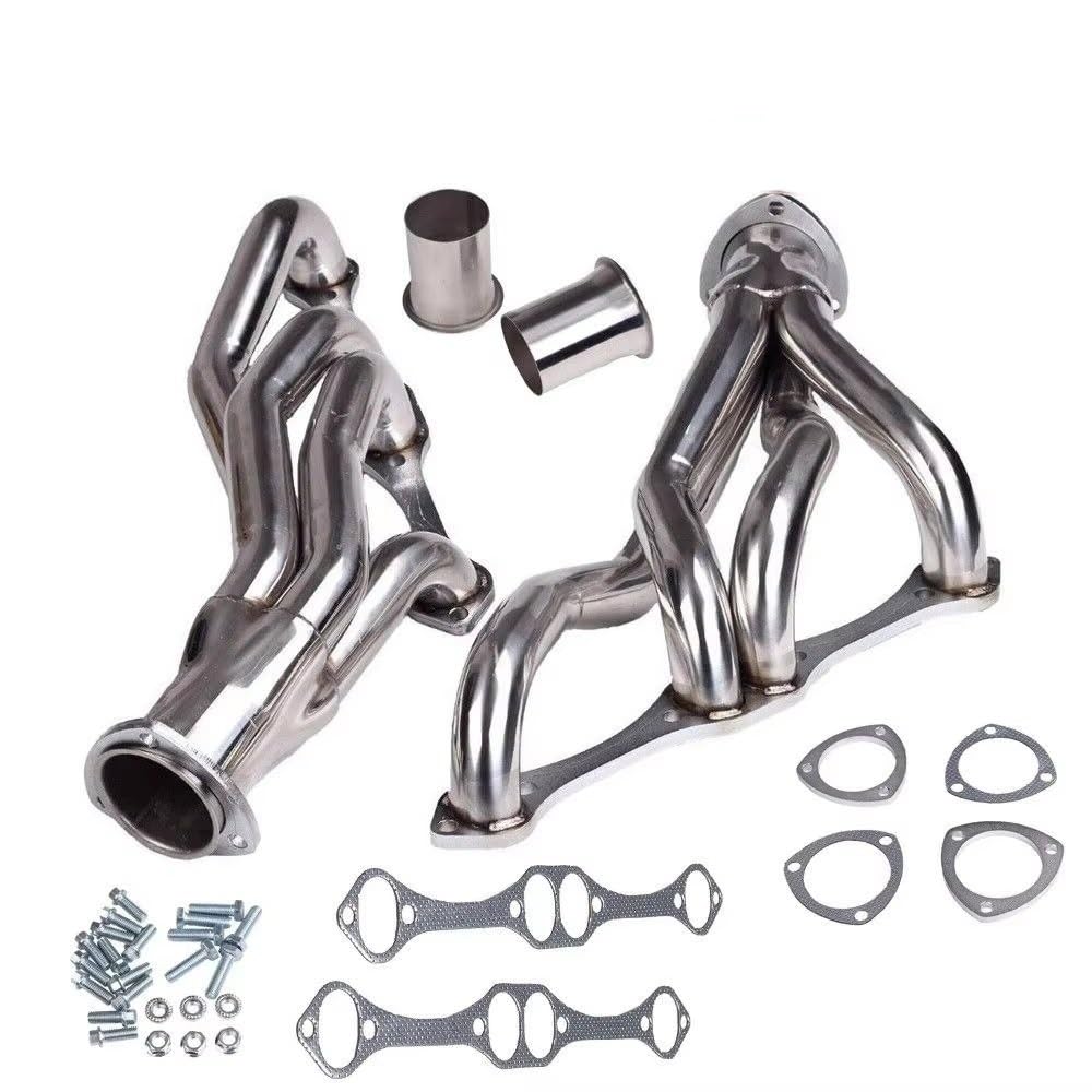 Collettore Di Scarico Per Chevy Per Small Per Block Per SB V8 265, 267, 283, 302, 305, 307, 327Collettori Collettore Scarico In Acciaio Inossidabile Motore Collettore Scarico Motore