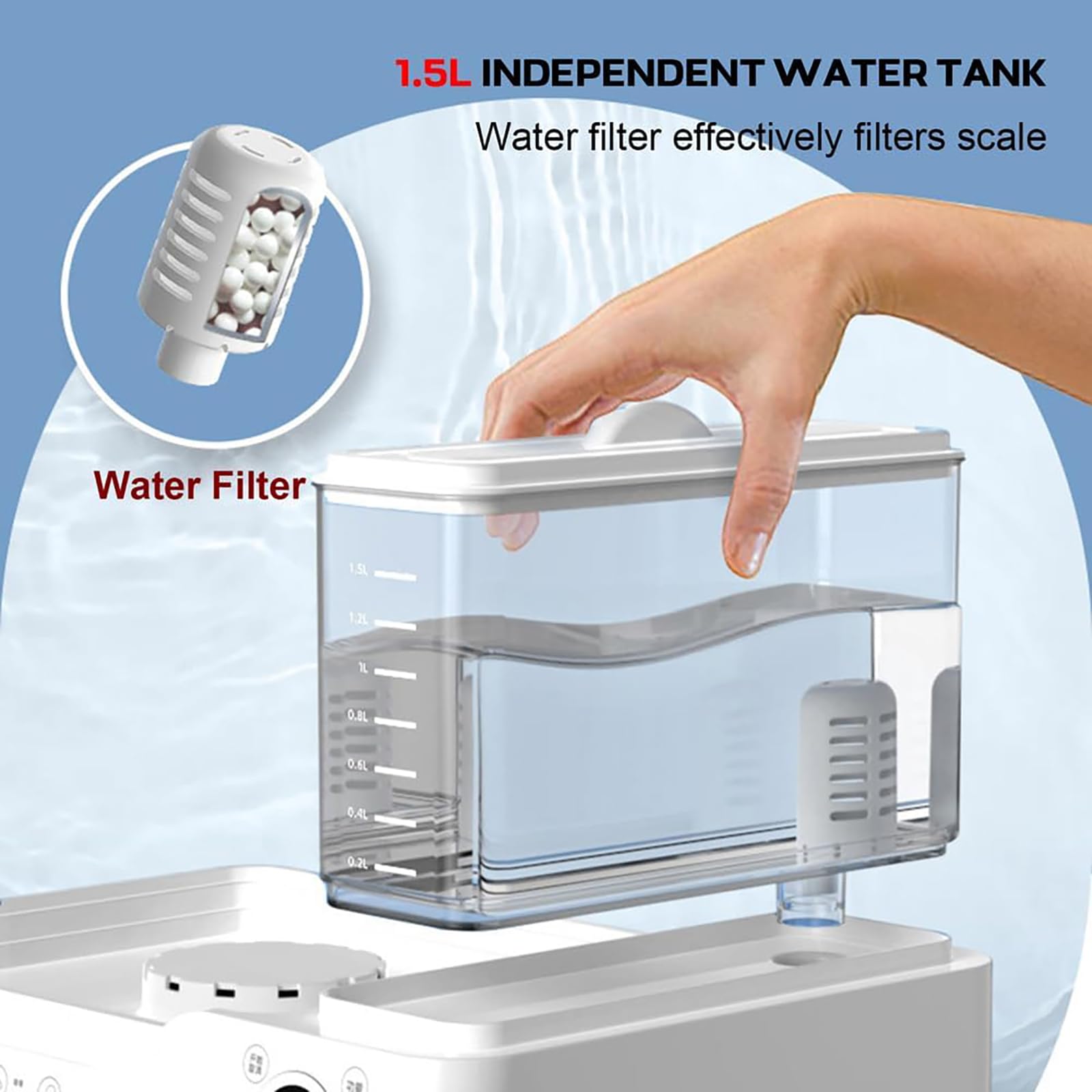 Vaporiera elettrica a 3 livelli per una cottura sana, pannello visivo touch control, acqua indipendente, timer da 12 ore, include cestini per verdure e altro ancora