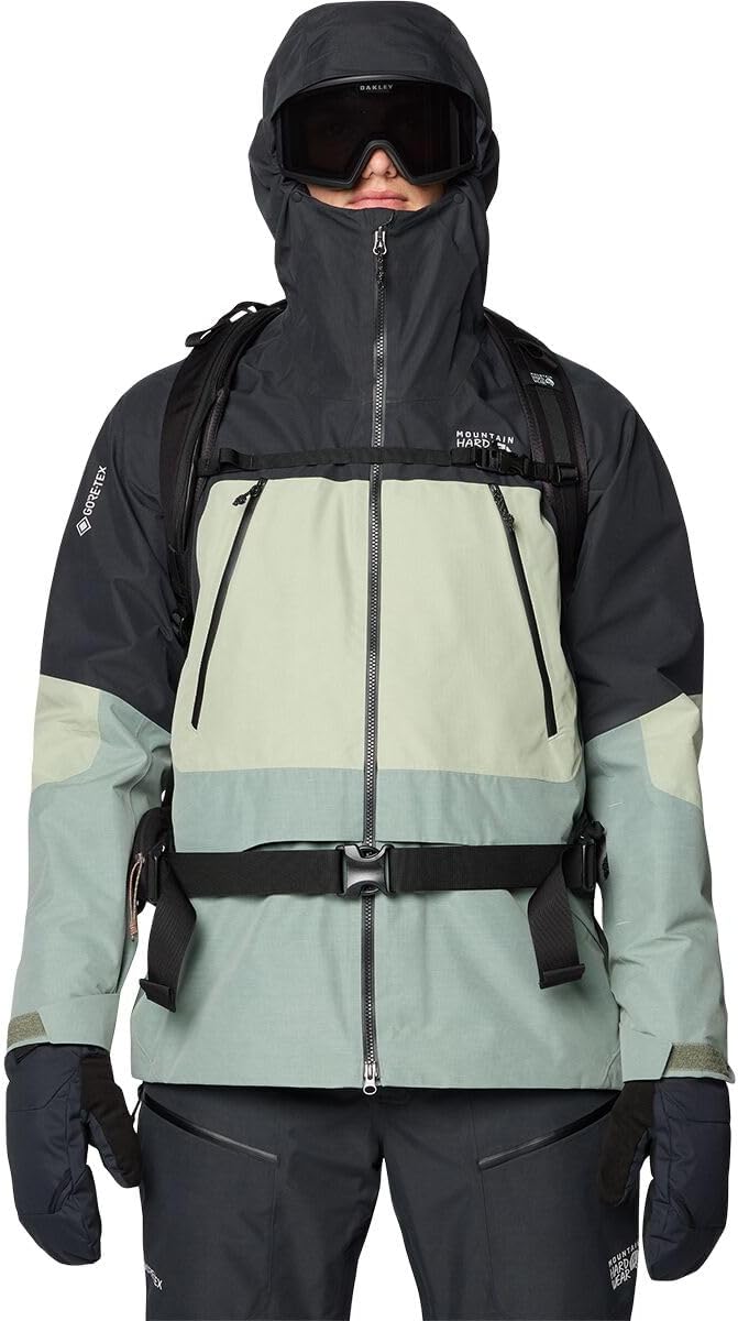 Mountain Hardwear, Sky Ridge GORE-TEX Jacket - Men's, Wet Stone/White Sage/Black, XL