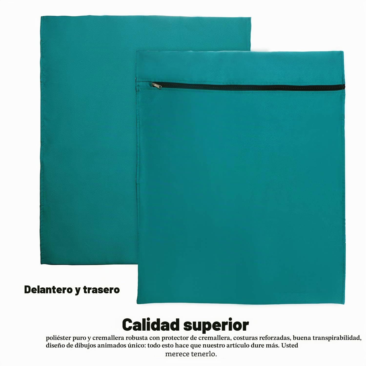 Bolsa de lavado de mascotas para lavadoras, bolsa de lavandería para mascotas, removedor de pelo de perros y gatos (azul)