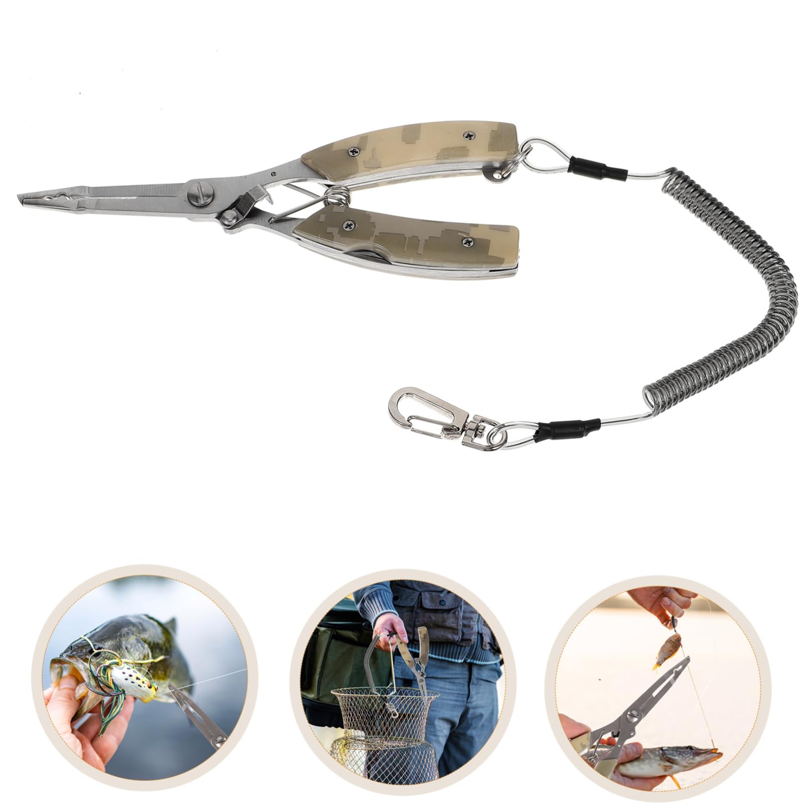 Toddmomy 4 Pezzi Pinze Da Pesca Pinze Per Pesci Tronchesi Accessori Professionali Per Legatura Forbici Per Fili Da Pesca Attrezzi Da Pesca Portatili Pinze Da Pesca Gadget Da Pesca