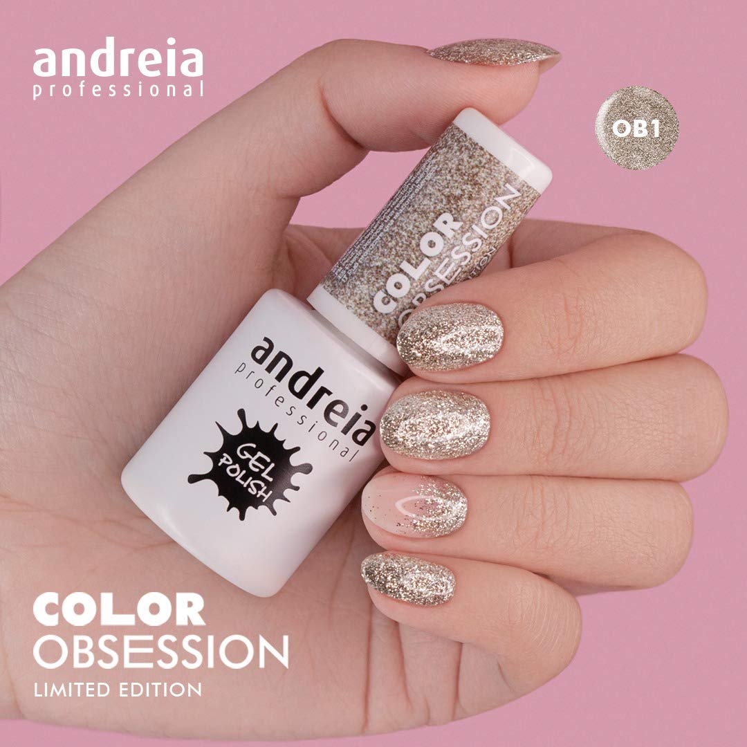 Andreia Pintauñas Semipermanentes – Esmalte Semipermanente Profesional para Uñas de Gel - Manicura con Brillo Intenso que Dura Hasta 4 Semanas - Color MZ3 Coral Neón - 10,5ml — view 91