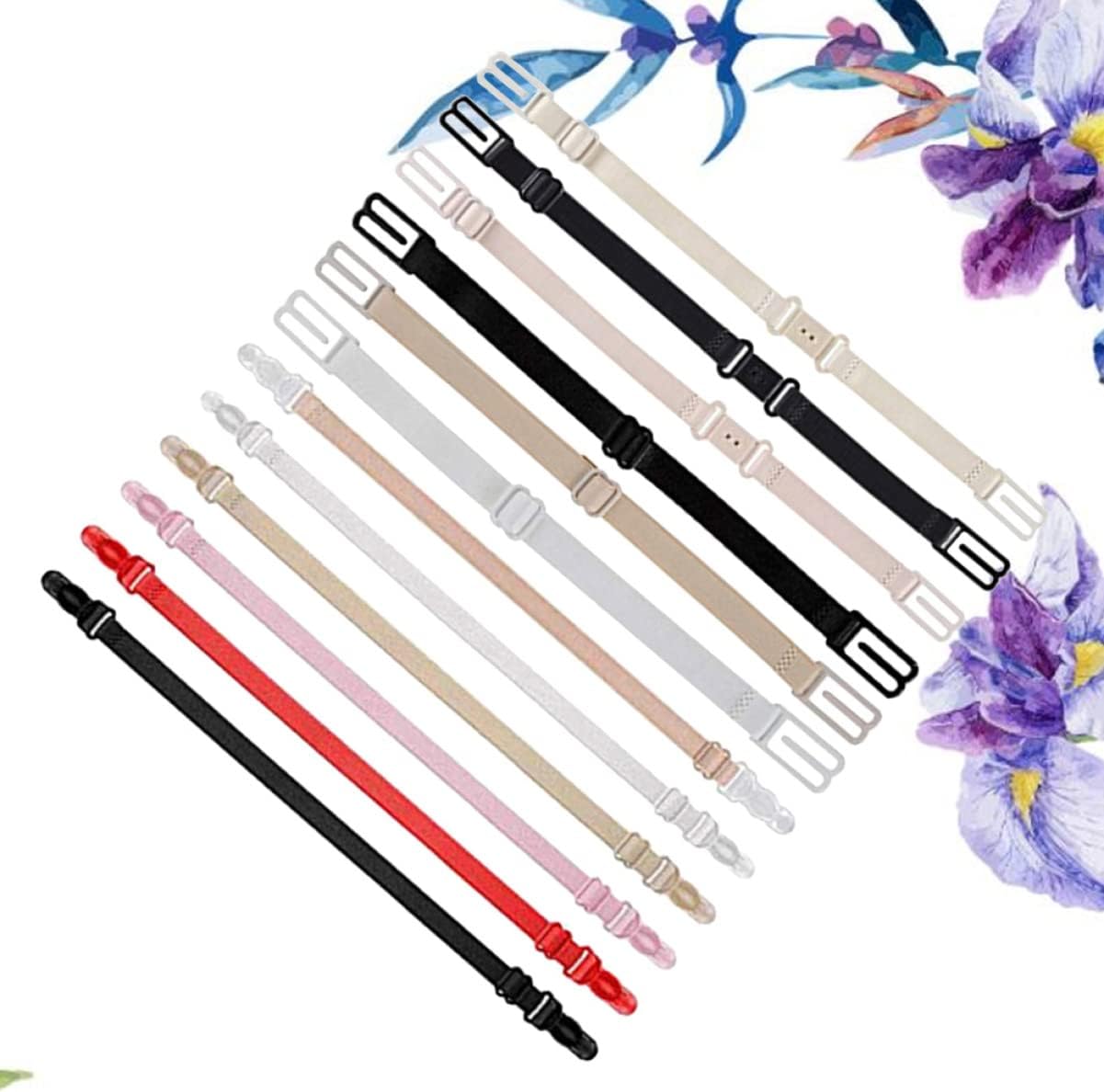 36 Pcs Non-slip Bra Strap Holders Removable Strap Bra Clips Set for Women Anti-slip Buckle Holder 3 Pin 3 General 6 Fixing Versions