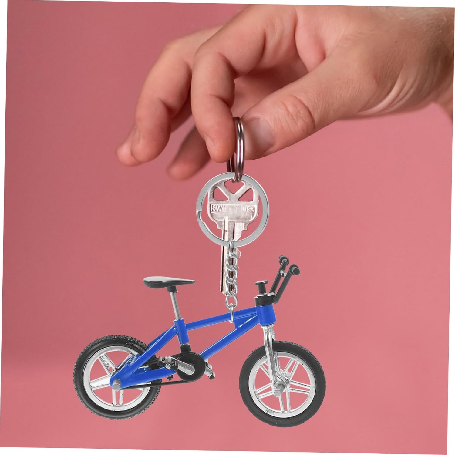 PRETYZOOM 12 Pcs Key Chain Mini Decors Finger Mountain Finger Mountain Bikes Mini Toy Models