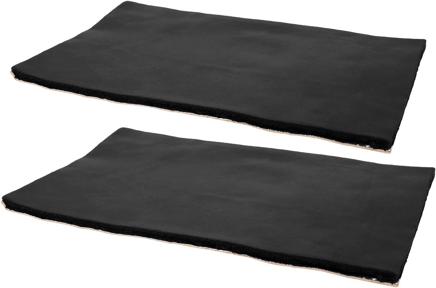 2pcs Car Sound Deadening Mat Butyl Insulation Pad 23x40cm Automobile Noise Reduction Cotton Pad for Engine Hood Door Soundproofing