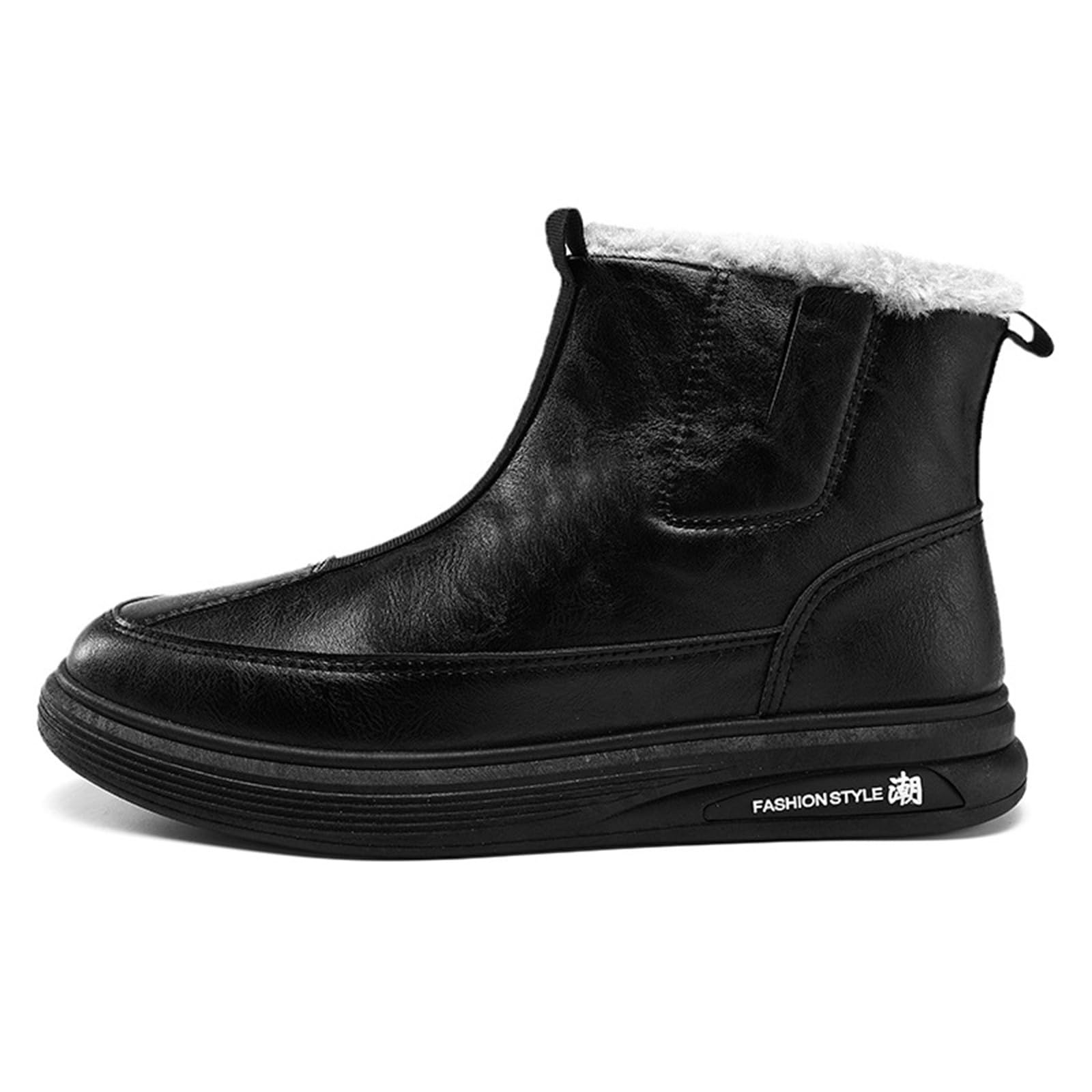 Chaussures d'hiver pour homme sans lacets - Raquettes de neige pour homme