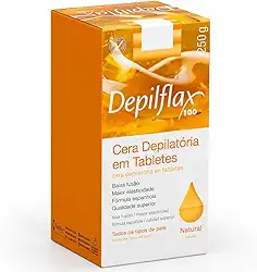 Depilflax – Cera Quente em Tabletes Natural 250g