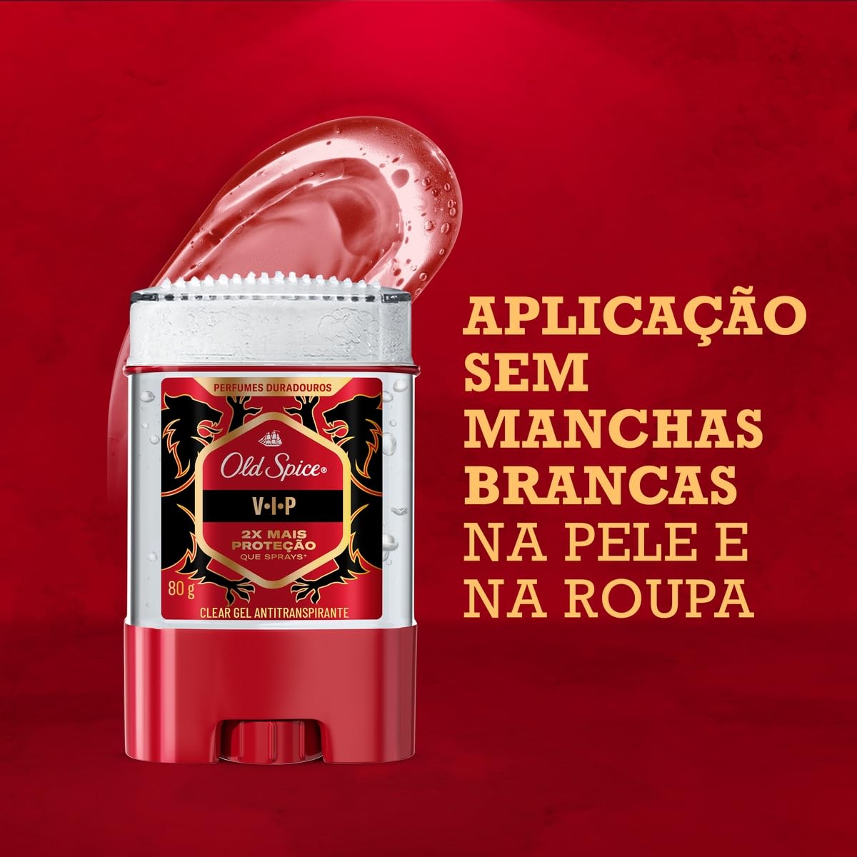 Old Spice Desodorante Antitranspirante Gel VIP 80 g | Amazon.com.br