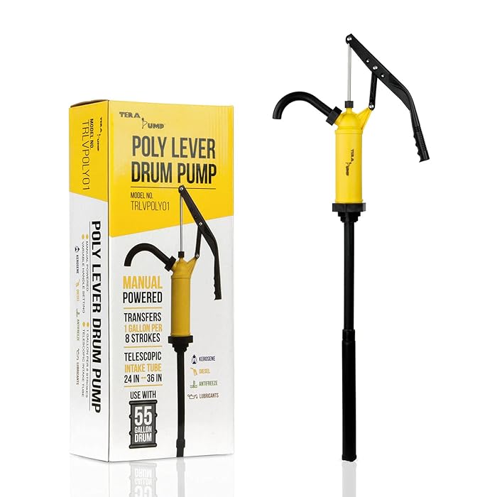 Buy TERA PUMP Manual HandOperated Poly Lever Drum Pump Telescopic