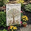 SMBLCE Happy Easter Garden Flag 12 x 18 Inch Double Sided Outside Flag, Easter Eggs Tree Bunny Yard Outdoor Easter Holiday Decoration #1