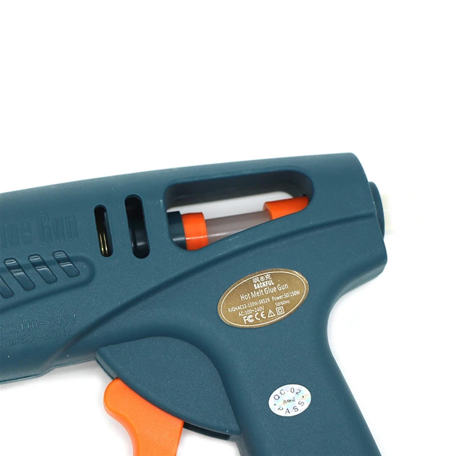 Pistola for colla a caldo, ullo in rame da 50 W/150 W 100 W for stick di colla da 11 mm Borsa for attrezzi for pistola a caldo adesiva fai da te for la casa Creazione senza sforzo(50-100w,Tool Bag)