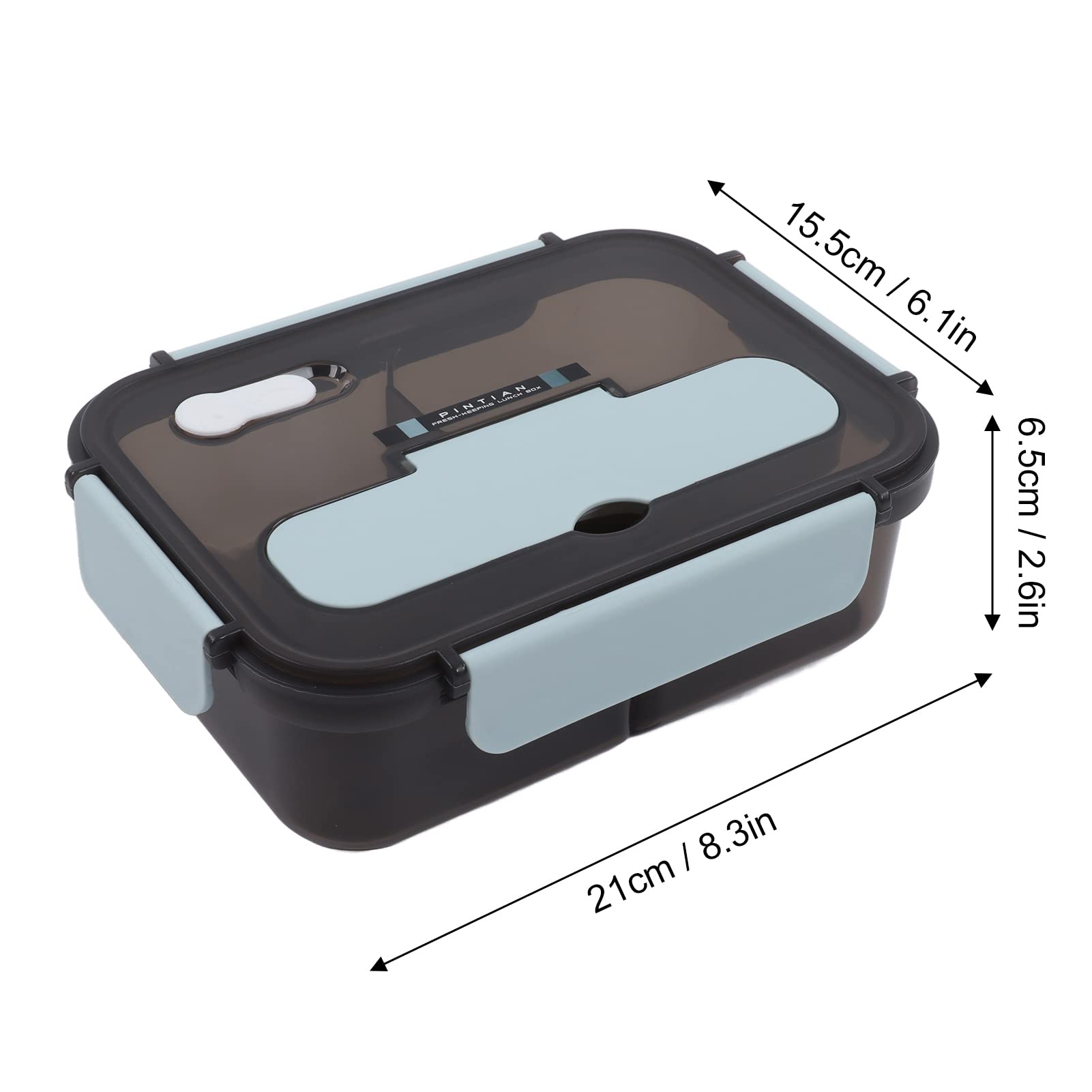 Resszo Bento Lunch Box Kit, 1600 L Boîte à Déjeuner Avec Couverts
