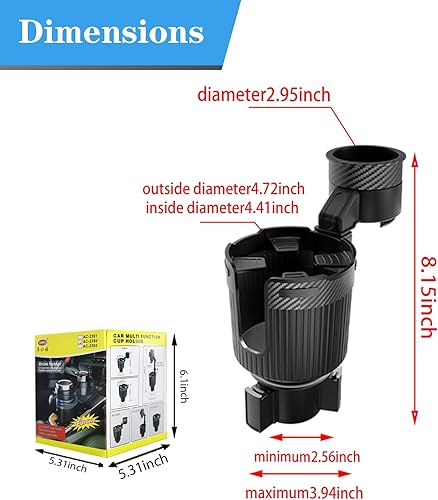 Miniatura 3 de Expansor de portavasos de automóvil para vehículos, compatible con tazas, compatible con Yeti de 1424364046 onzas, Rambler, Hydro Flasks de 324046