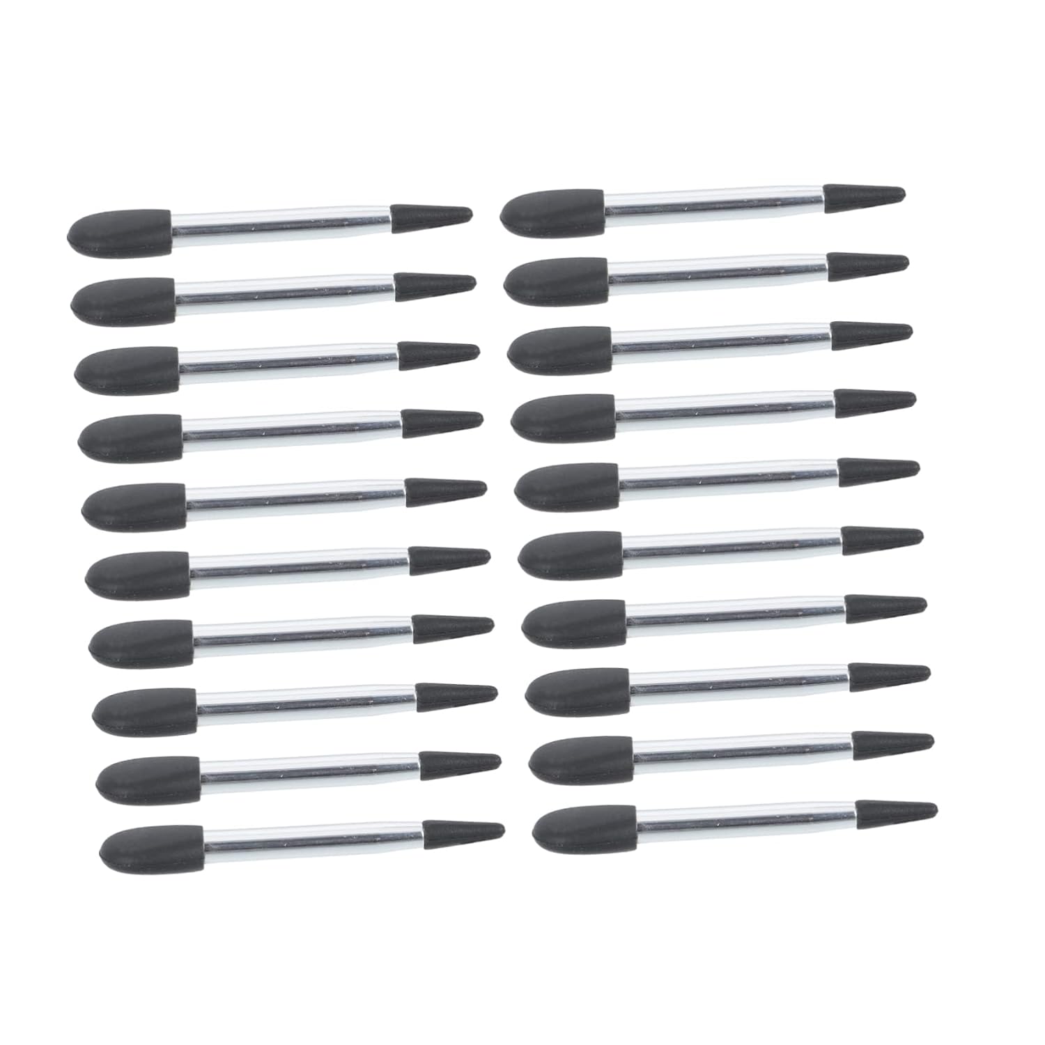 20Pcs Microphone Shaped Silicone Makeup Brush Portable Eyeshadow Applicator for Lipstick and Eyeshadow Beauty Supply for Home and Travel Use