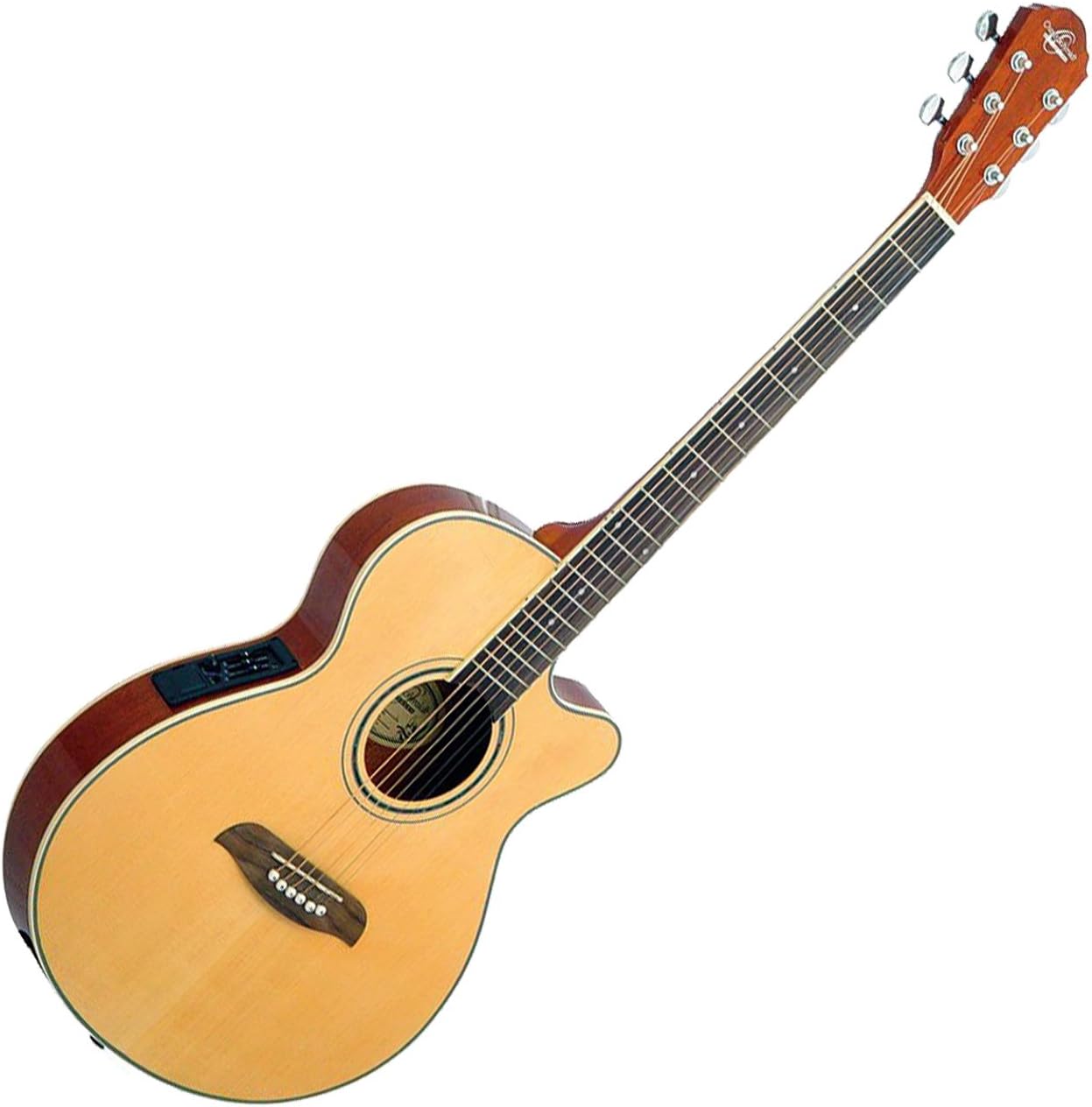 Oscar Schmidt 6 String Acoustic-Electric Guitar, Right (OG8CEN-A-U)