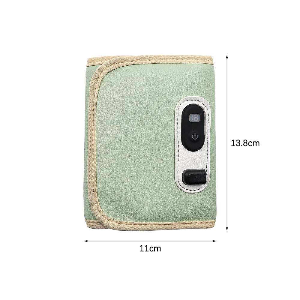 POFET Scaldabiberon Portatile Scaldabiberon riscaldante USB con Display LCD Conservatore di Calore per Il Latte per Viaggi in Auto all'aperto