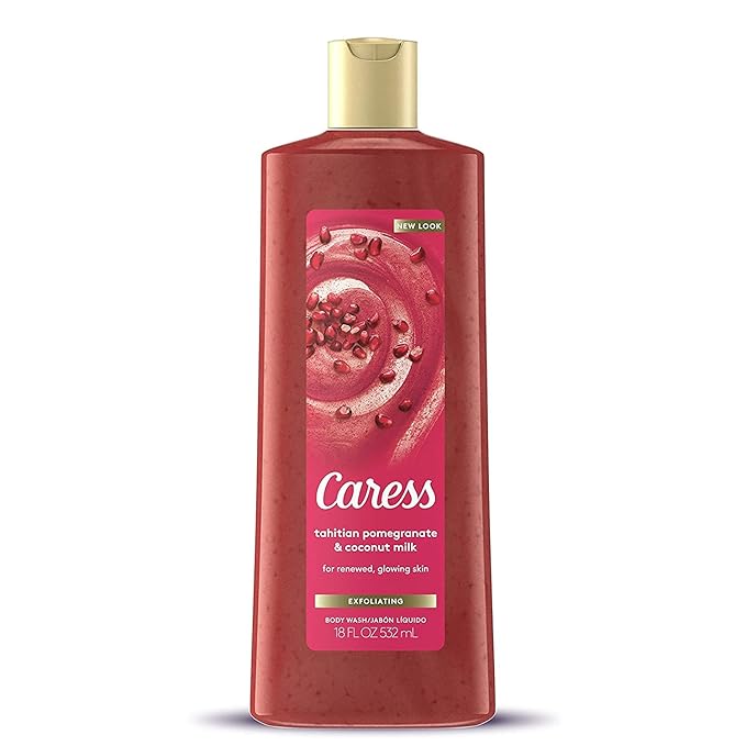 Caress Body Wash 18 Ounce Tahitian Renewal (Exfoliating) (532ml) (3 Pack) Beauty