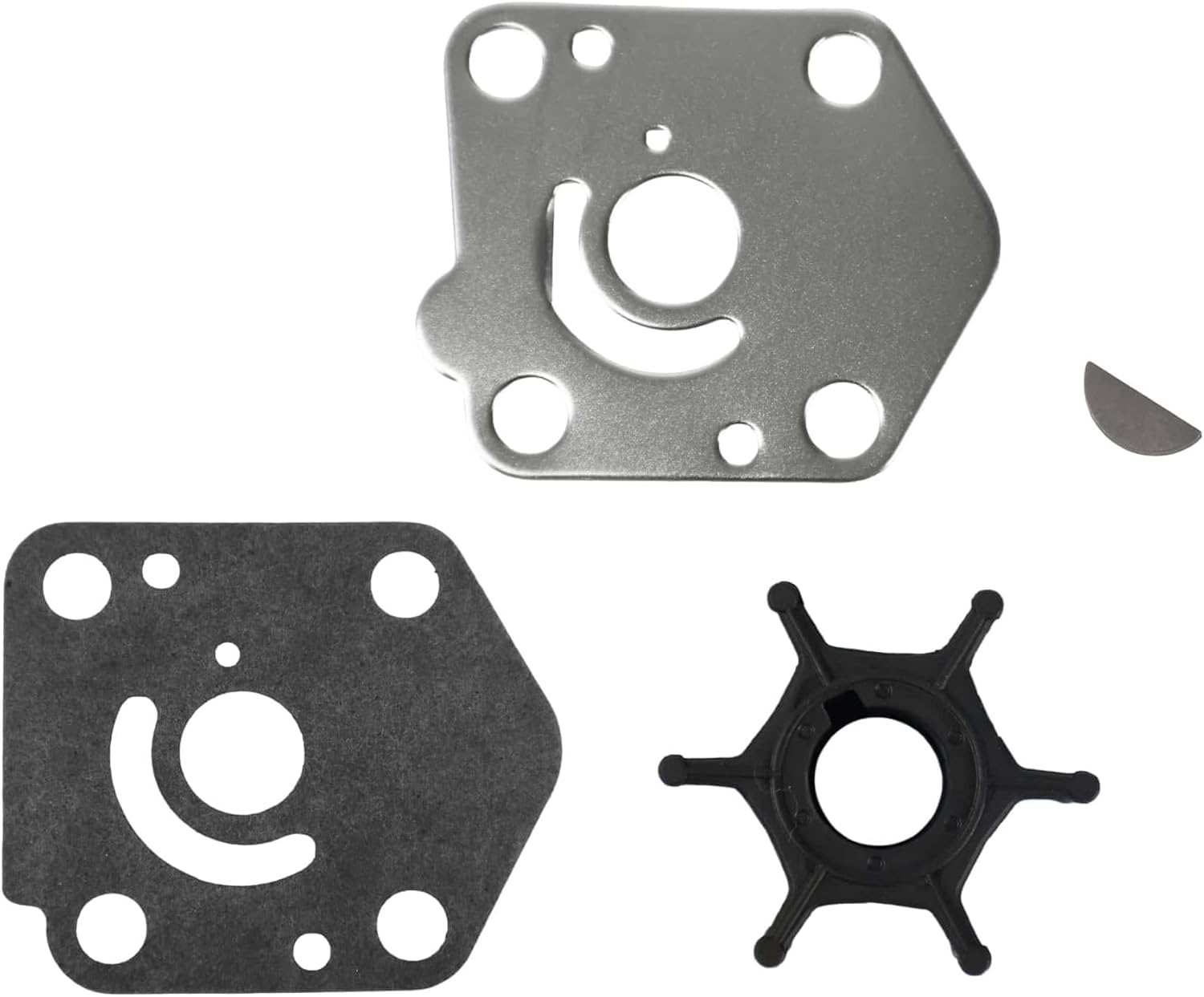 Water Pump Impeller Repair Kit 17400-93951 Replacement for Suzuki Outboards 9.9HP 15HP DT9.9 DT15C DF9.9 DF15 Johnson Evinrude 5033106 Boat Motor Parts Sierra 18-3256 17400-93960 17400-93950