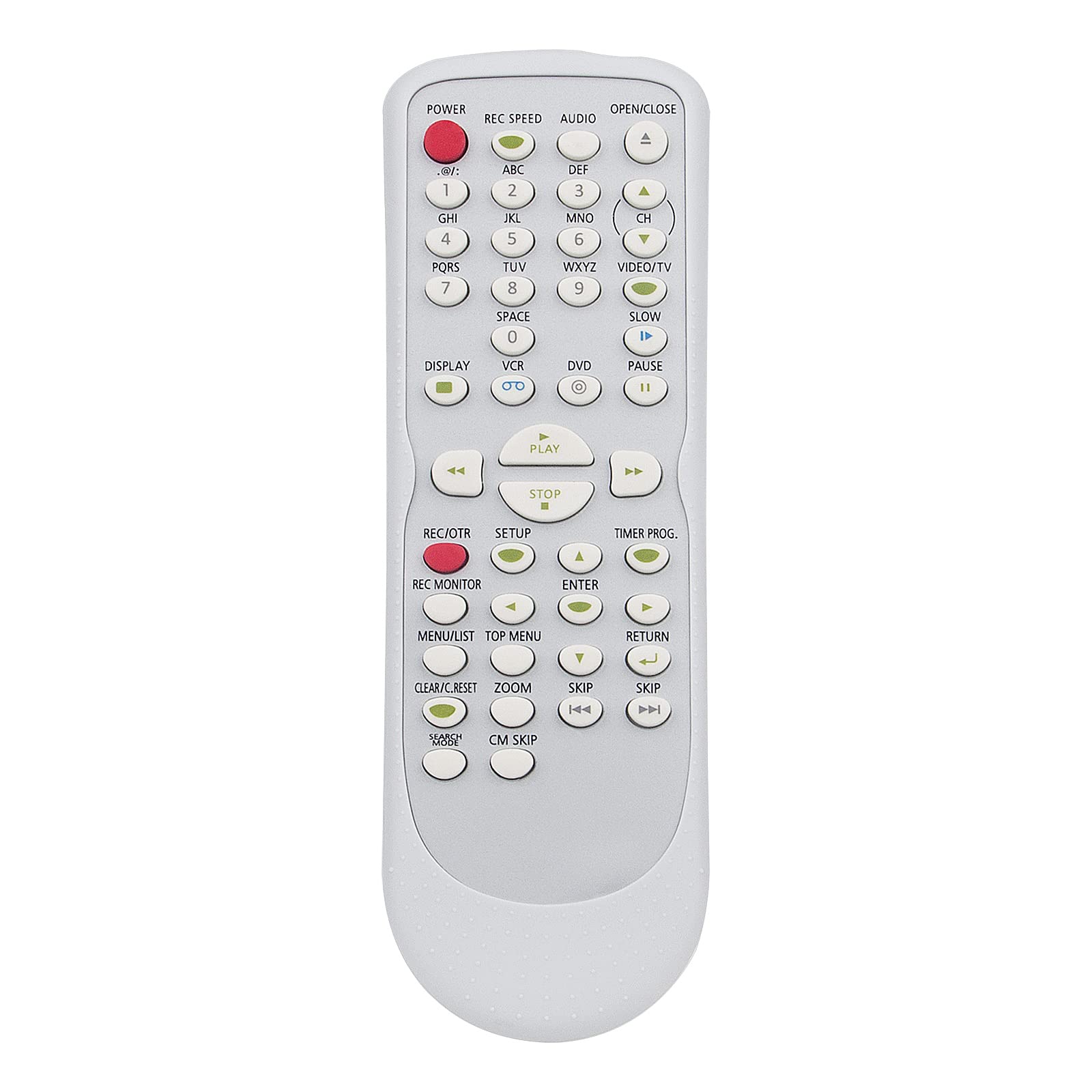AIDITIYMI NB108 NB108UD Replacement Remote Compatible with Sylvania DVD VCR Combo SSR90V4 DVR90VE /Emerson DVD VCR Combo EWR20V4 EDVR95E/Symphonic DVD VCR Combo CWR20V4 SR90VE