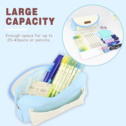 Miniatura 3 de gaogical Estuche estético para niñas, lindo estuche pequeño para lápices, para adultos, adolescentes, niños, regreso a la escuela, marcadores para