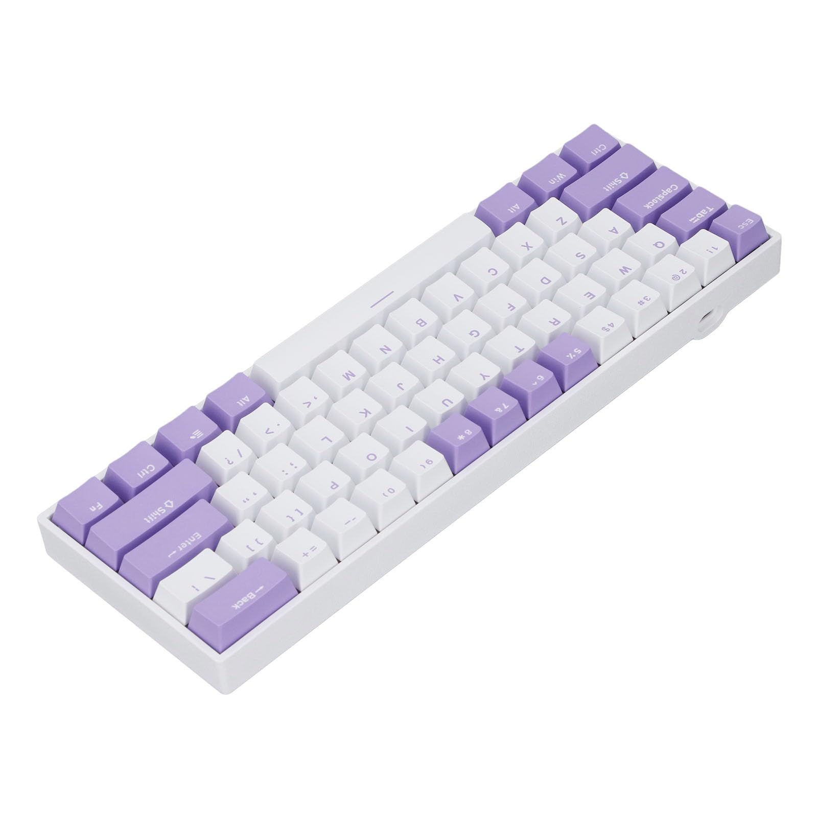 Tastiera Meccanica, Tastiera da Gioco Cablata con Layout Compatto a 61 Tasti Retroilluminazione RGB 2.4G 3.0 5.0 Tipo C, Mini Meccanica con Interruttore Rosso Sostituibile a Caldo per