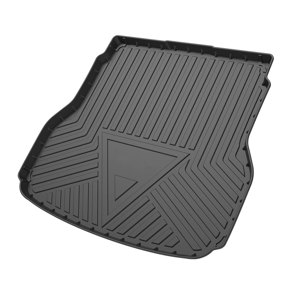 Tappetino Posteriore in Auto Gomma per Bagagliaio per Maserati Levante 2016-2021, Auto Vasca Baule Tappetino Tappeto Baule Imper Meabile Antipolvere Tappetino