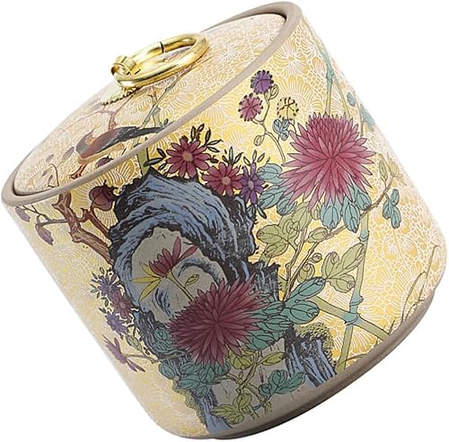 EFARMA Barattolo da tè in Ceramica, Barattolo sigillato Barattolo di conservazione for tè Sfuso Contenitore for tè Contenitore for tè Contenitore for tè Contenitore for Alimenti in Porcellana