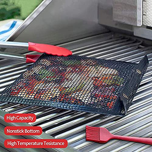 Tapis de cuisson pour barbecue facile à nettoyer et réutilisable