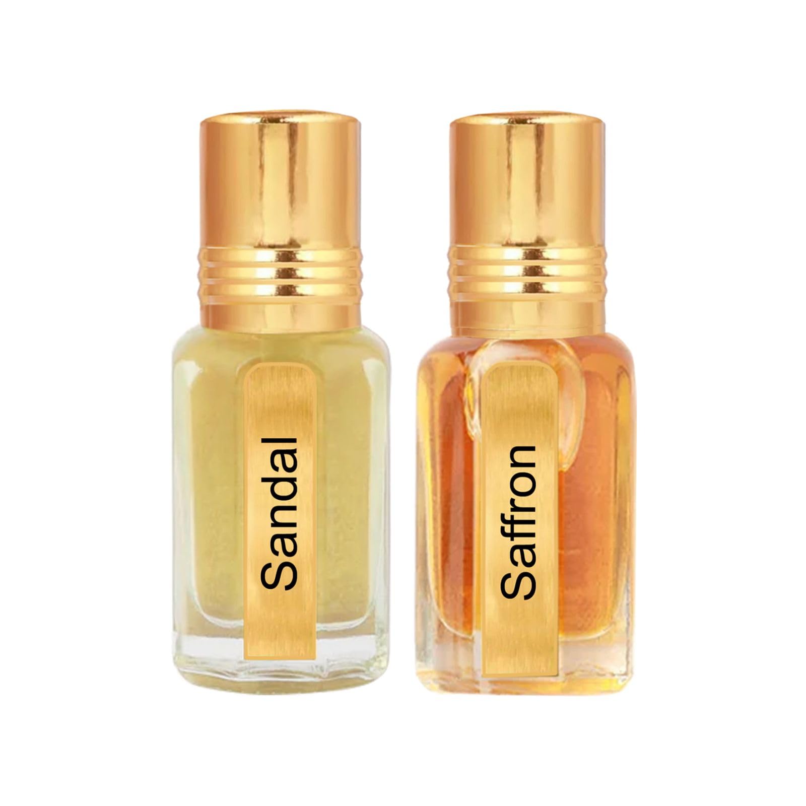 OCEAN SKIN SCIENCE Fregrance Of Joy Attar Rajnigandha & Lemon attar pack of 2 (Sandal & Saffron, Pack of 2, 12 ML)