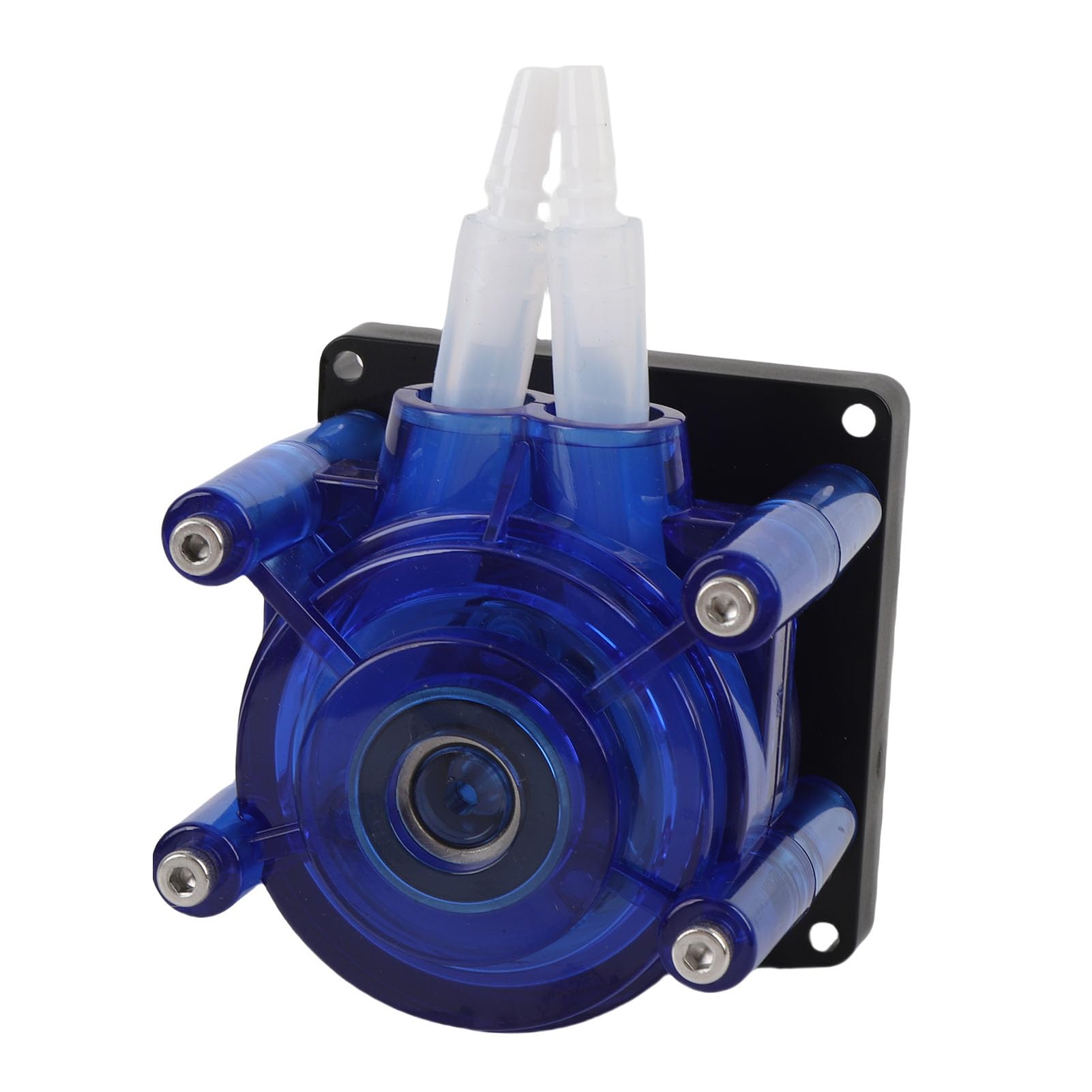 Reparatur-Ersatzteil – Schlauchpumpe mit gebürstetem Gleichstrommotor, 12 V, 0,9 A, 800 ml/min Durchflussrate, kompatibel mit Wäscherei- und Waschmaschinen, PC, Edelstahl- und (12V)
