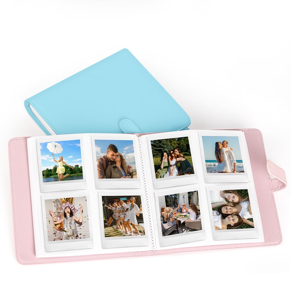 288 Pockets Photo Album for Kodak Mini Shot,Kodak Mini Shot 2 Retro Instant Camera,2x3 Photo Paper -(Pink)