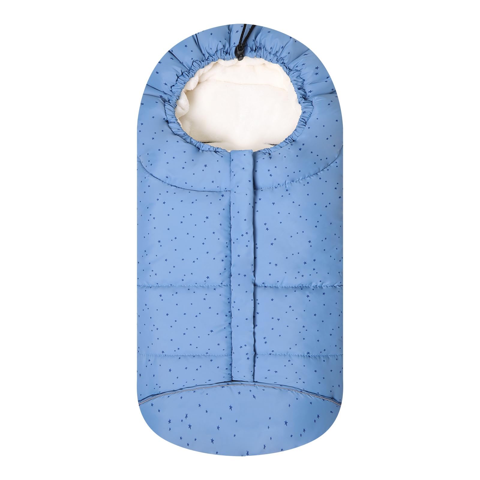WYTbaby Chancelière d'hiver avec fermeture éclair - En polaire chaude - Pour poussette universelle