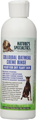 Miniatura 6 de Nature's Specialties Acondicionador de crema de avena coloidal ultra concentrado para mascotas, hace hasta 6 galones, alivio para piel seca y