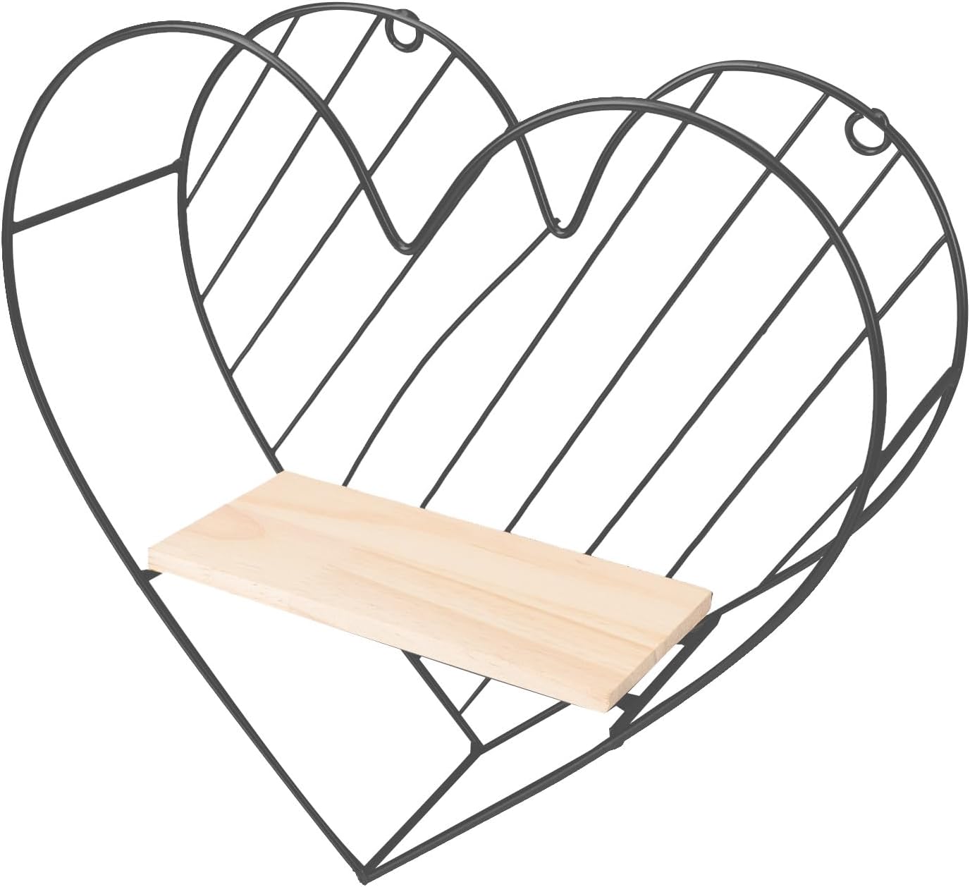 Heart Shaped Wall Rack Home Decor for Bedroom Dining Room