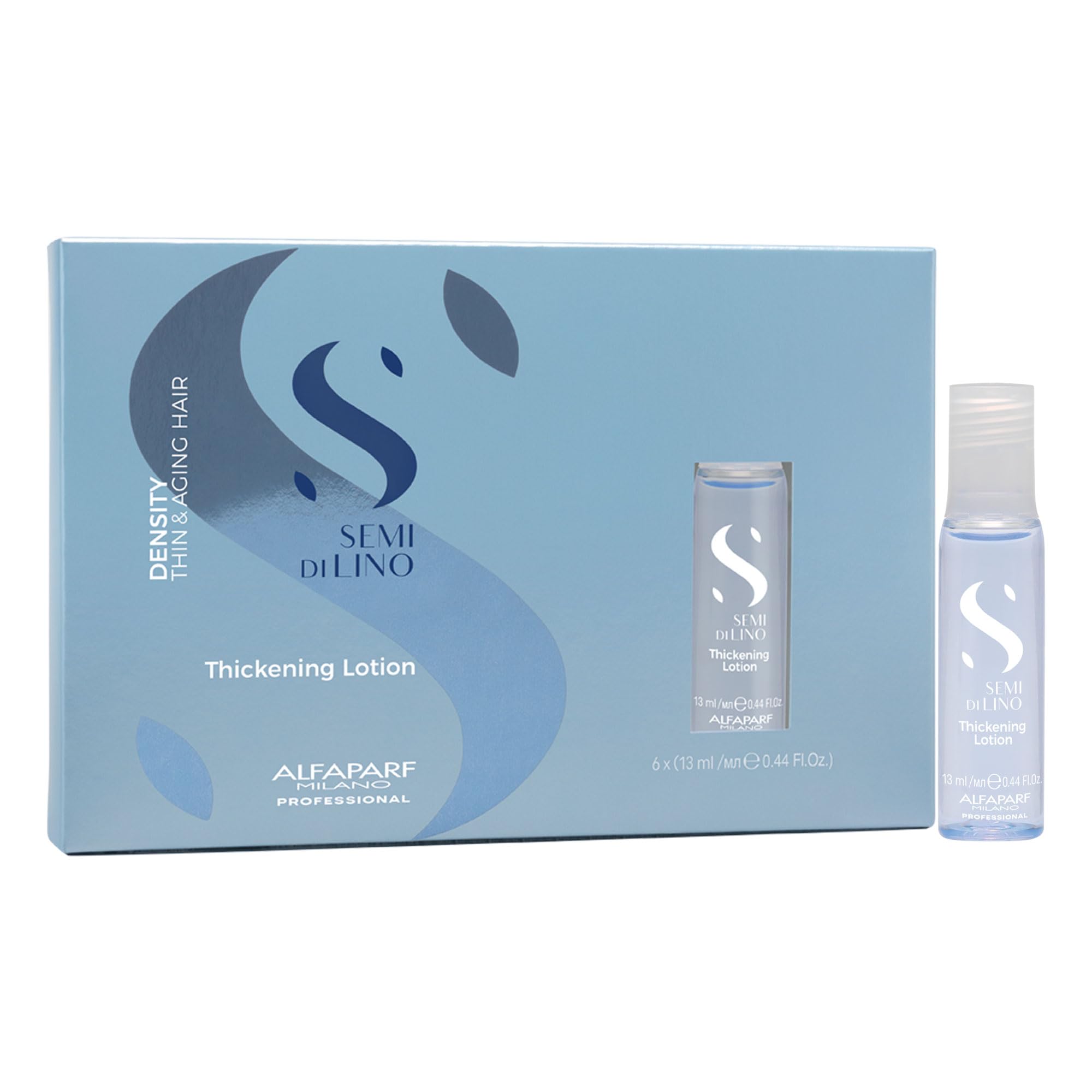 Alfaparf Milano Semi Di Lino Density Thickening Lotion 6x13ml - trattamento ispessente capelli assottigliati