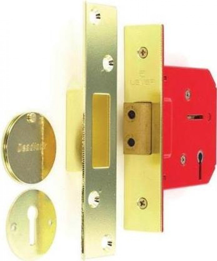 Securit Gold Sec 5Lv Dead Lock Brs 63Mm S1804*