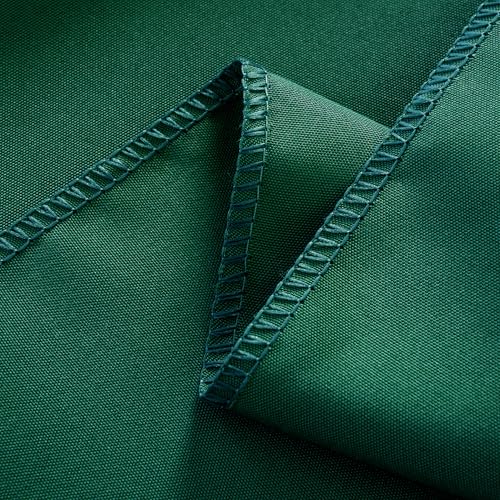 Image of 2-Pack 60x144 inch Blackish Green Table Cloths, Solid Stain and Wrinkle Resistant Oblong Tablecloth, Premium Plain Weave Polyester Fabric Rectangle Table Linen Covers for Hotel, Banquet