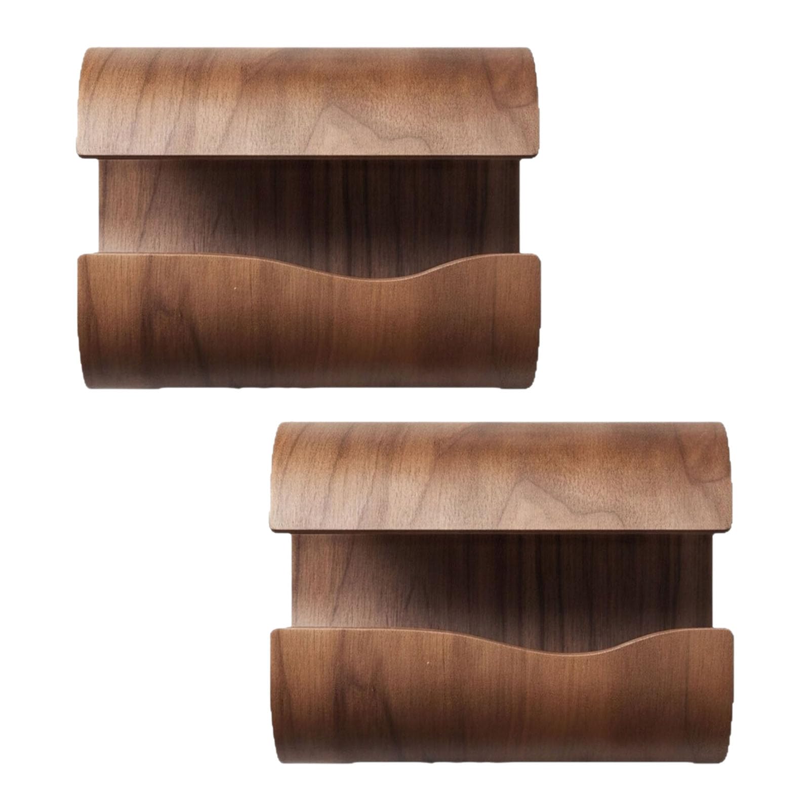 Mekalero Round Wood Tissue Dispenser Napkin Holder Enhances Home Decors and Provides Easy Access Wooden Tissue Holder