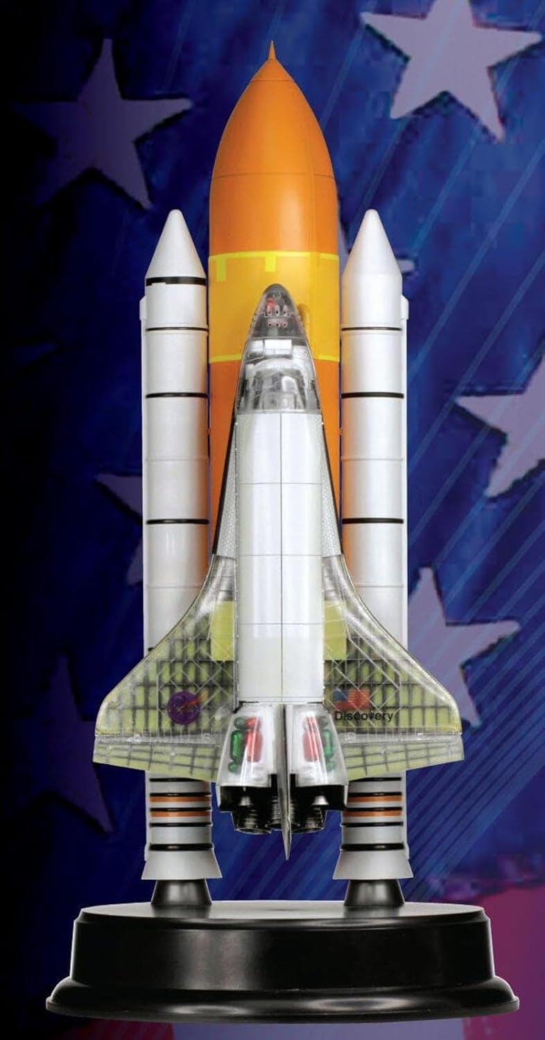 Dragon Models Space Shuttle "Discovery" with Solid Rocket Booster Spacecraft Building Kit (Cutaway Views), 1/144-Scale