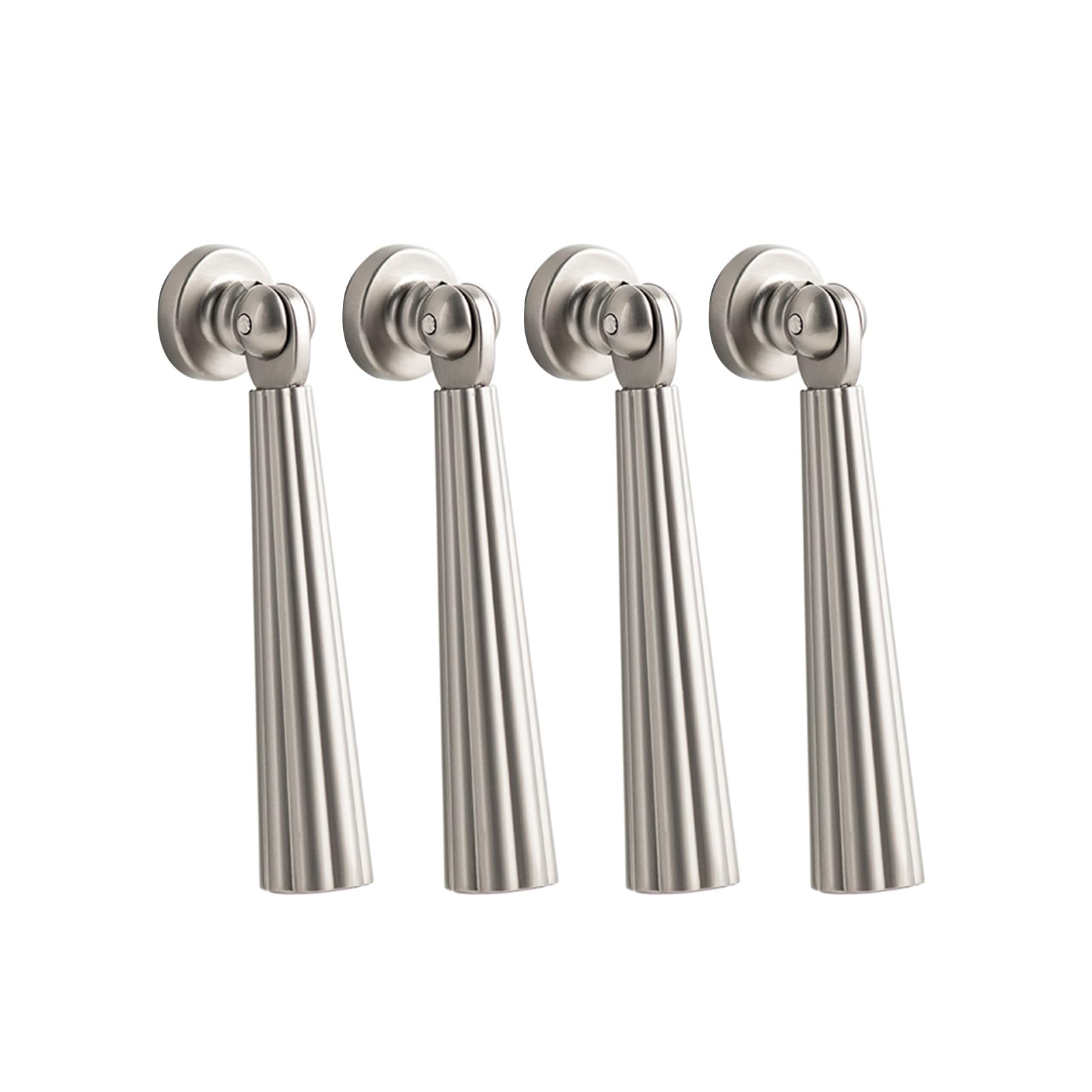 Jiajulashou123 A 4 Pack Cabinet Knobs Single Hole Handle Zinc Lloy Drawer Pulls With Screw Wardrobe Knobs Drop Pendant Pull Handle Cupboard Knobs For Cabinets Door Furniture Drawer Closets (A)