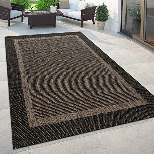 Paco Home In- & Outdoor Teppich Flachgewebe mit Palmen- & Boho-Muster...