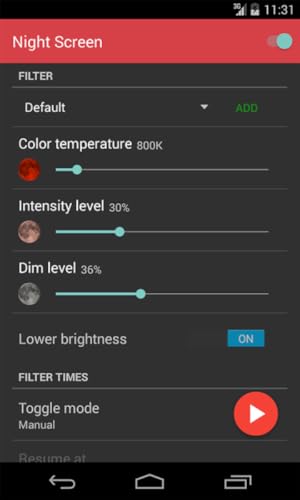 Night Screen- Screen Dimmer