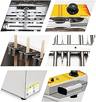 Vista 3 de Freidora comercial, 12L Queso automático Perro caliente Salchicha Parrilla Estufa Freidora, Freidora eléctrica de gran capacidad de 12L
